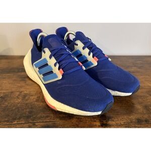 Adidas GX3061 Men's Ultraboost 22 Running Shoe Size 10.5 Indigo/Blue Rush/Turbo